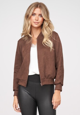 Veste mi-saison Cloud5ive en marron : devant