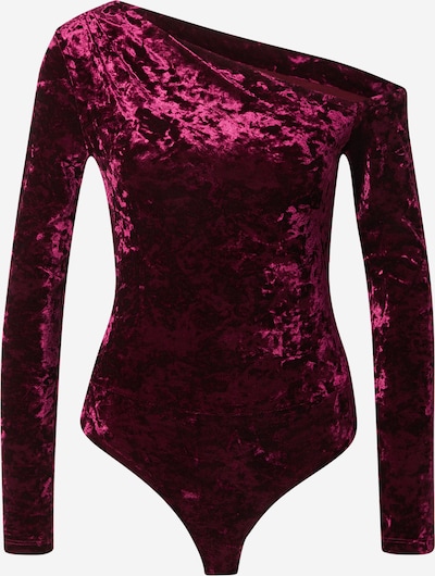 Marškinėliai-glaustinukė iš GUESS, spalva – vyno raudona spalva, Prekių apžvalga