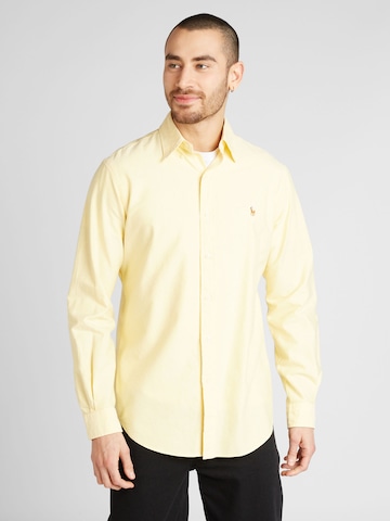 Polo Ralph Lauren Regular Fit Hemd in Gelb: predná strana