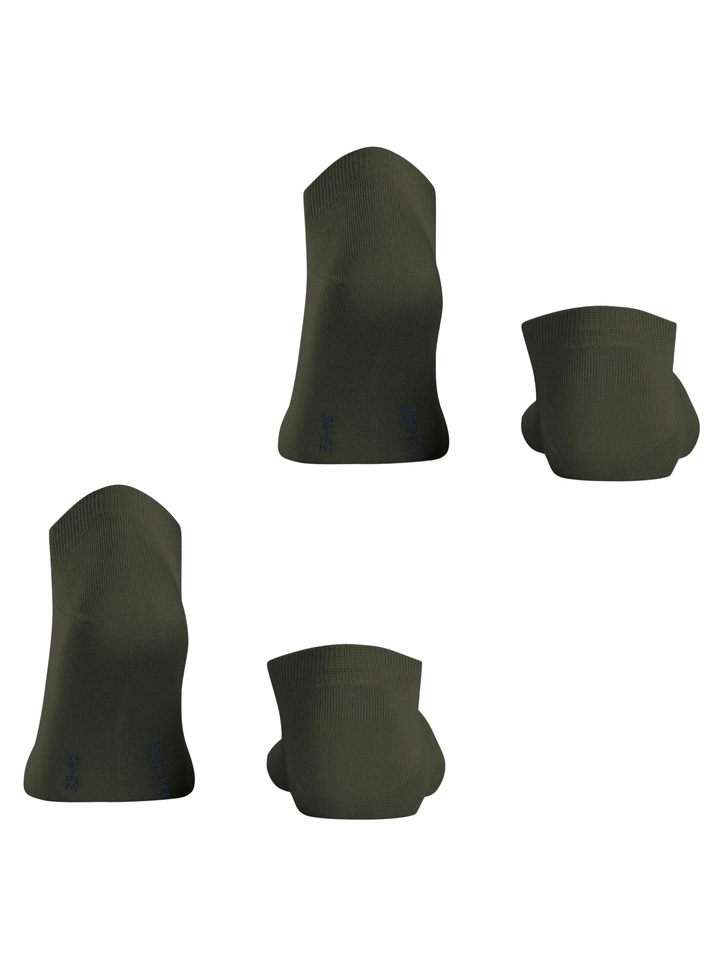 ESPRIT Füßlinge 'Basic Uni 2-Pack'‌‌ in Grün