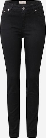 MUD Jeans Skinny Jeans 'Hazen' in Zwart: voorkant