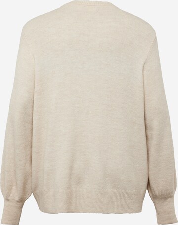ONLY Carmakoma Pullover 'CARLEANDRA' in Beige