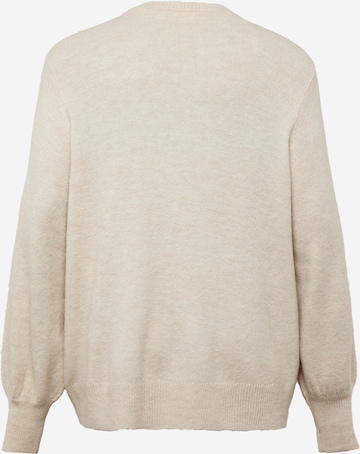 Pullover 'CARLEANDRA' di ONLY Carmakoma in beige