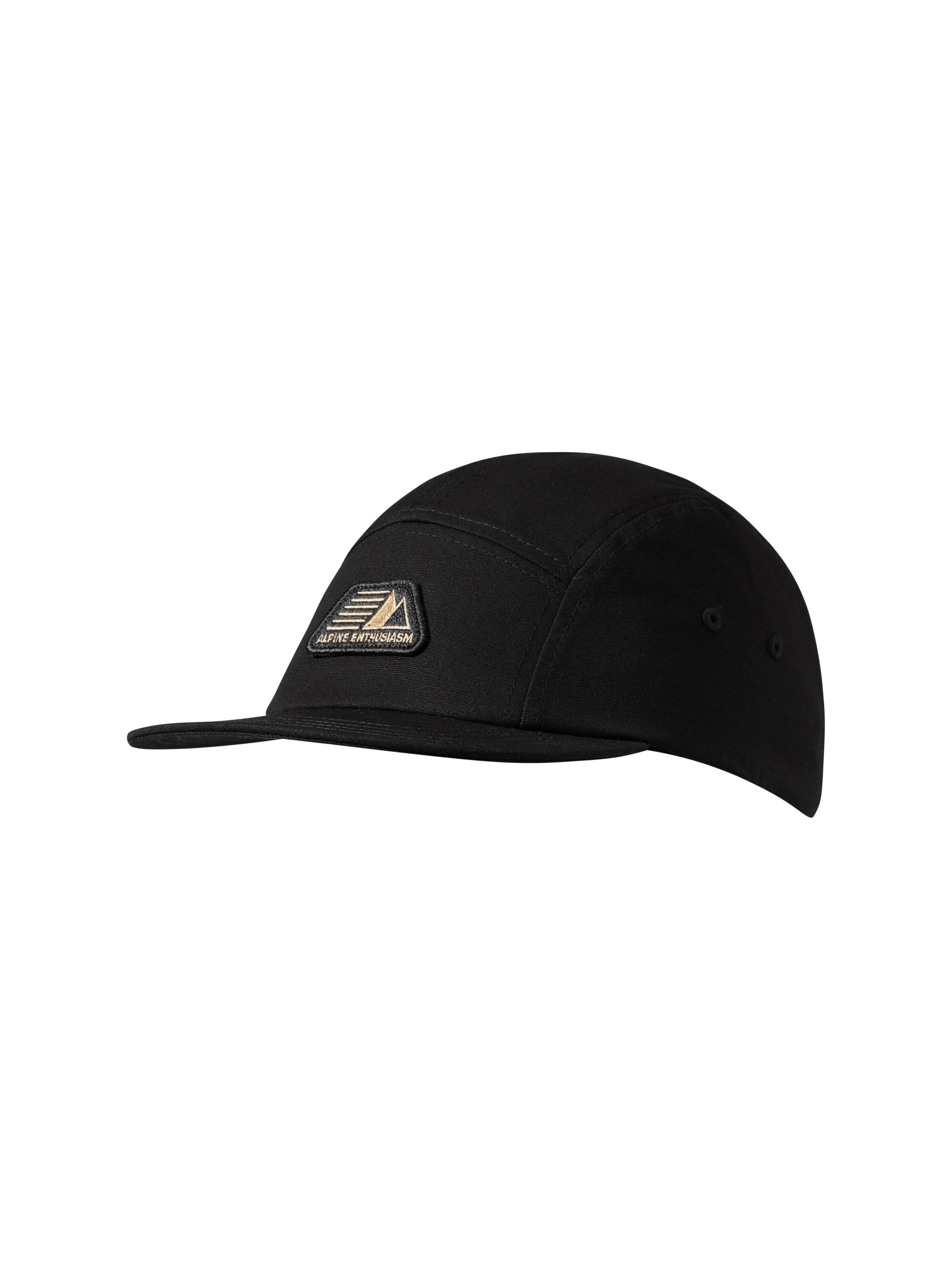 MAMMUT Sportcap ‘Five’ in Schwarz: Vorderseite