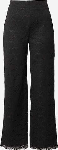 évasé Pantalon 'ILACY' b.young en noir : devant