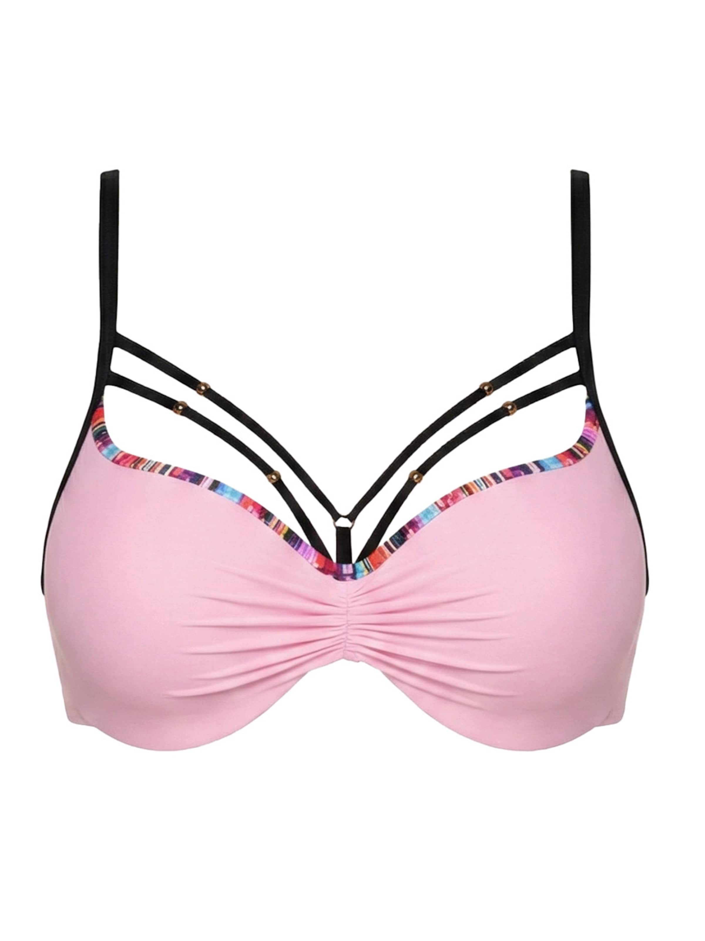 Marko Push-up Bikinitop 'Emma M-815 (1)' in Roze: voorkant