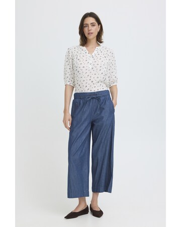 Fransa - Pierna ancha Pantalón en azul