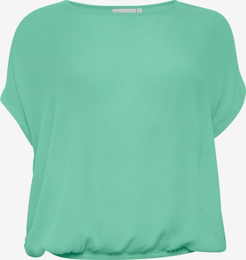 KAFFE CURVE Blouse 'Ami Stanley ' in Green: front