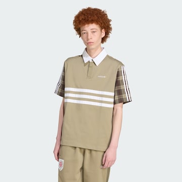 ADIDAS ORIGINALS Shirt 'Tartan' in Groen: voorkant