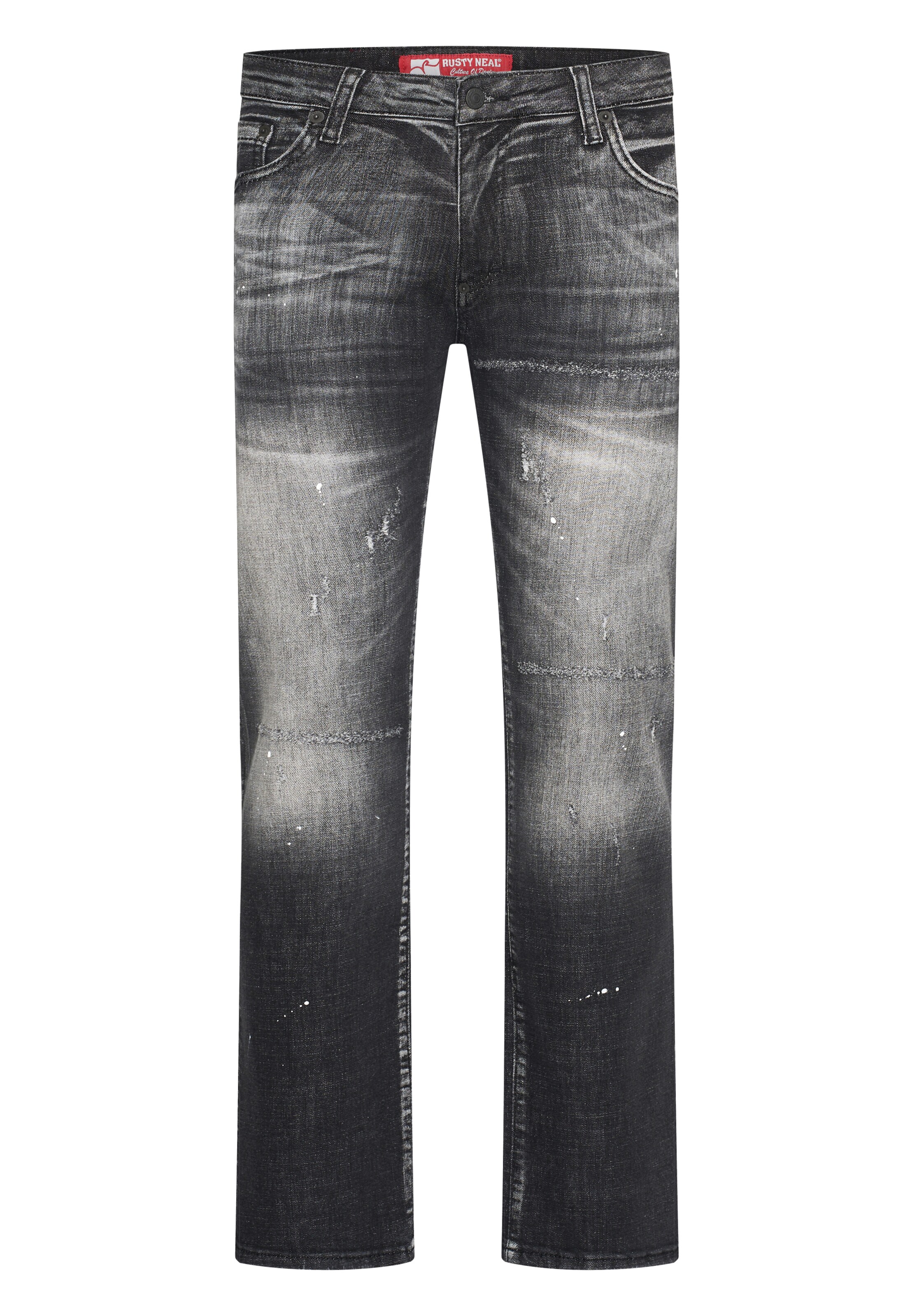Rusty Neal Slim fit Jeans in Black: front