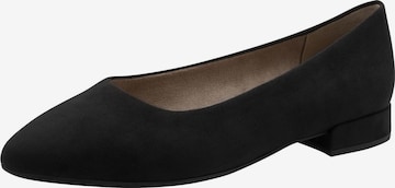 JANA Ballerina in Schwarz: Vorderseite