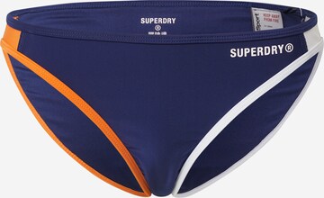 Superdry Sportowy dół bikini w kolorze niebieski: przód