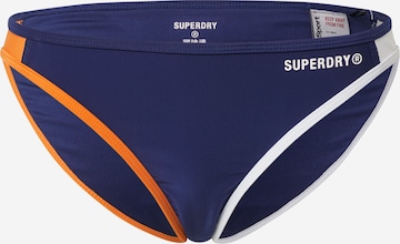 Superdry Athletic Bikini Bottoms in Blue: front