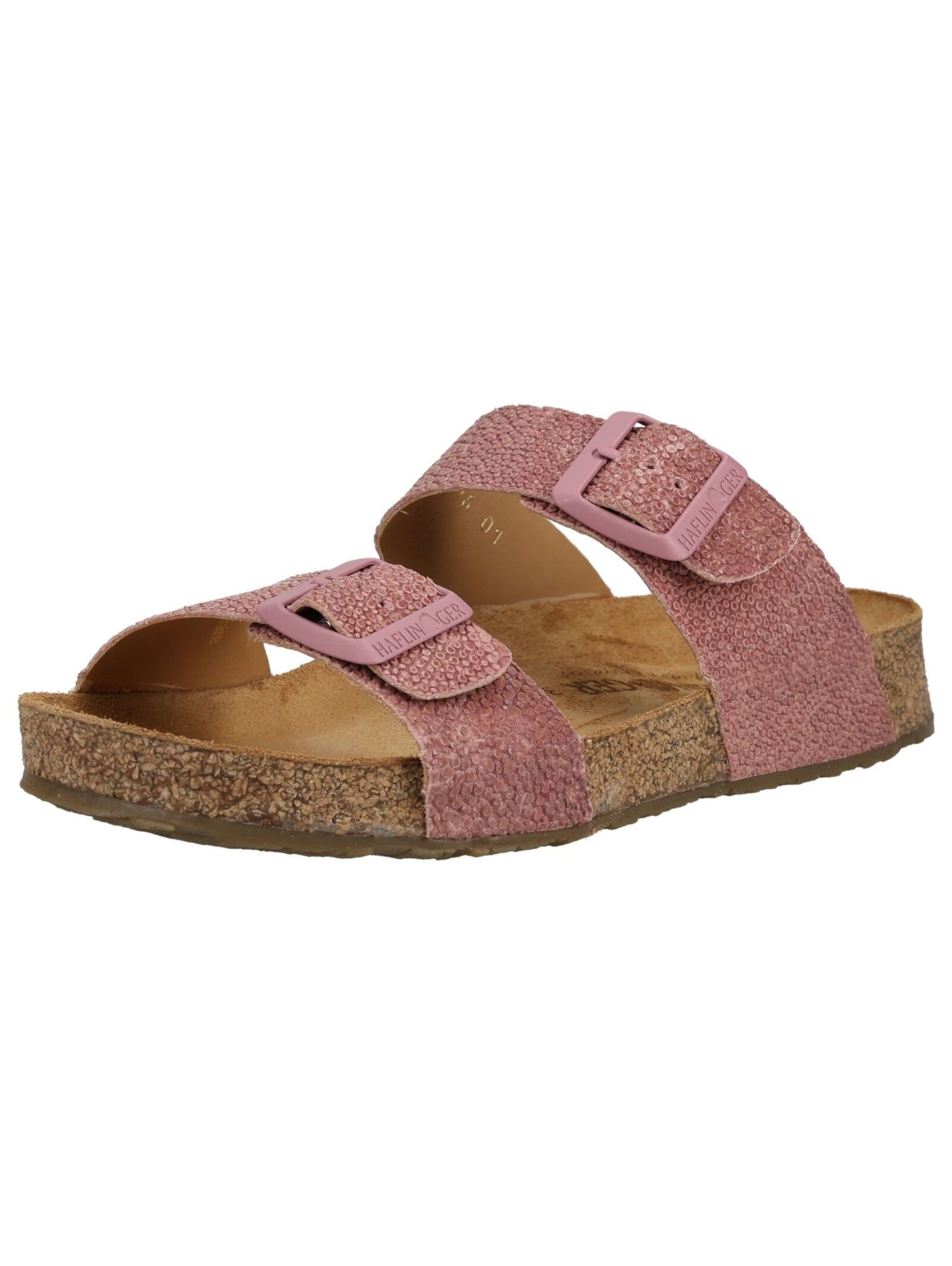 HAFLINGER Pantolette in Pink: Vorderseite