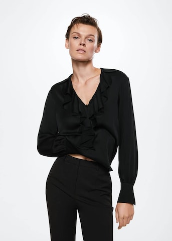 Camicia da donna 'Bibiana' di MANGO in nero: frontale