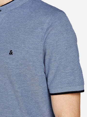 JACK & JONES Shirt 'Paulos Mao' in Blue