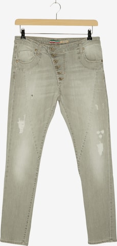 PLEASE Jeans 32-33 x long in Grau: predná strana