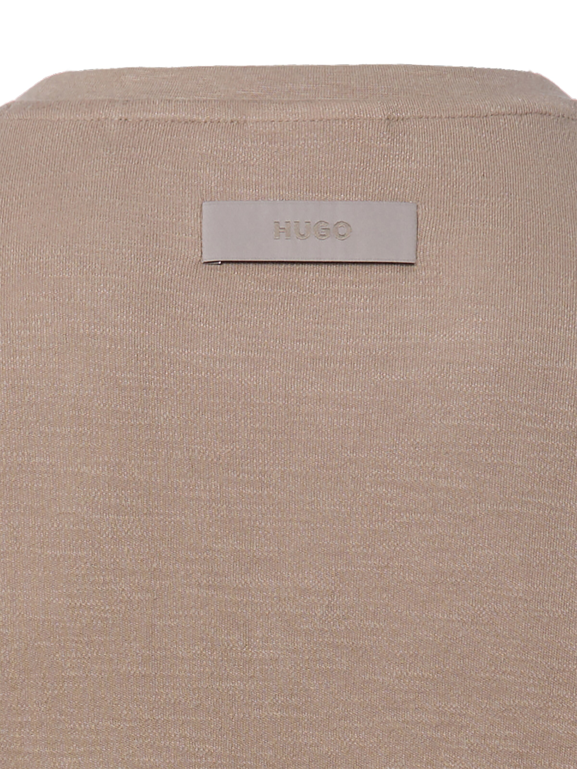 HUGO T-Shirt 'Dulerostee' in Beige