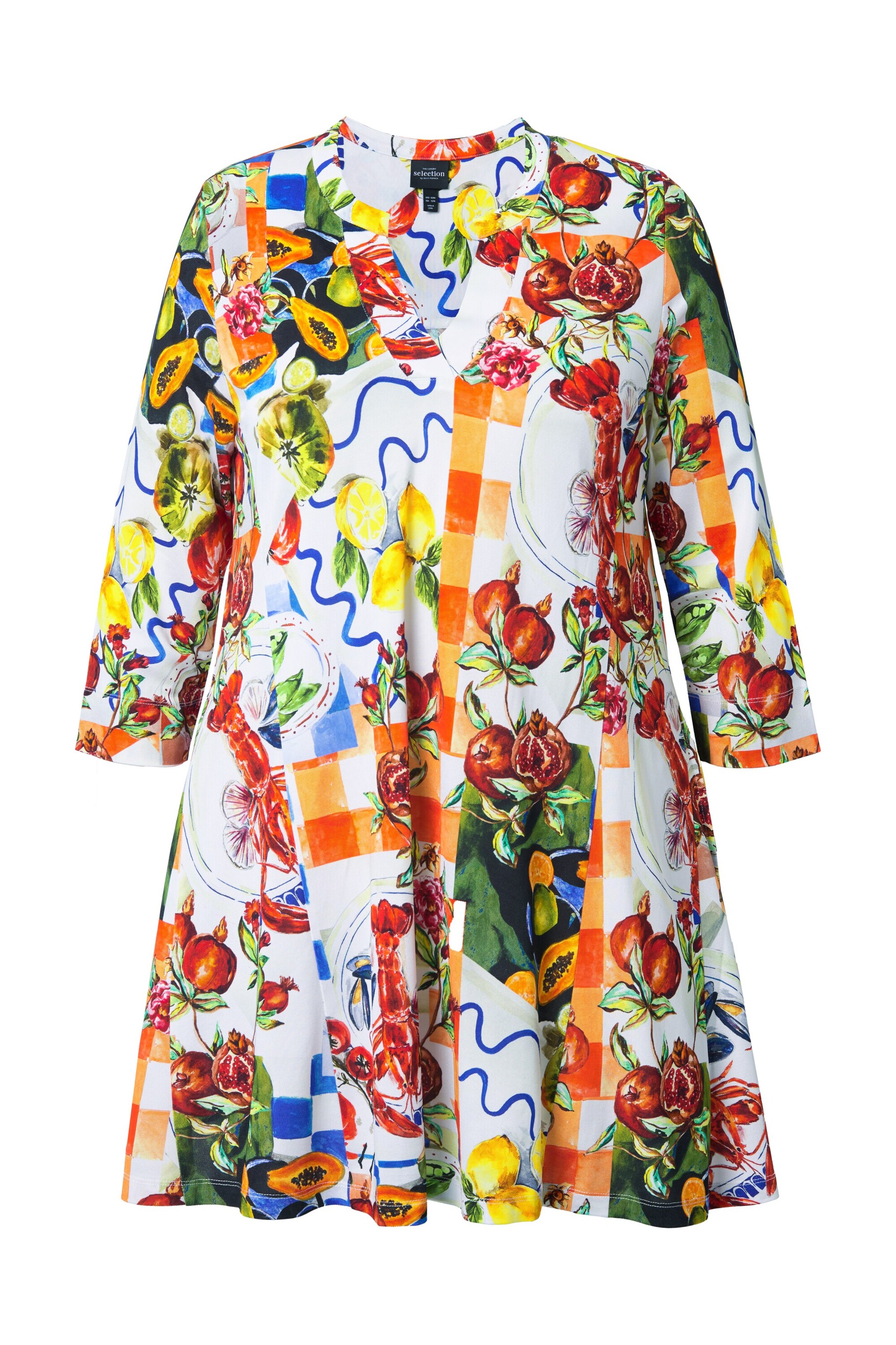 Ulla Popken Tunika in Mischfarben: Vorderseite