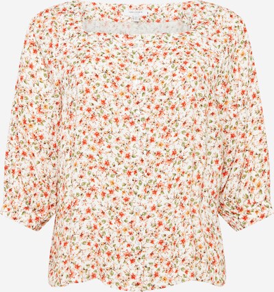 Forever New Curve Chemisier 'Lottie' en beige / vert clair / orange pastel / orange foncé, Vue avec produit