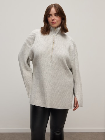 CITA MAASS - Jersey en gris: frente