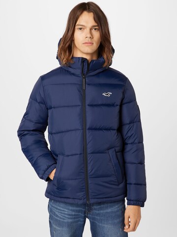 HOLLISTER Tussenjas in Blauw: voorkant