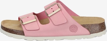 DR. BRINKMANN Muiltjes 'Bonillo' in Roze: voorkant