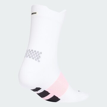 ADIDAS PERFORMANCE Αθλητικές κάλτσες 'Adizero' σε λευκό