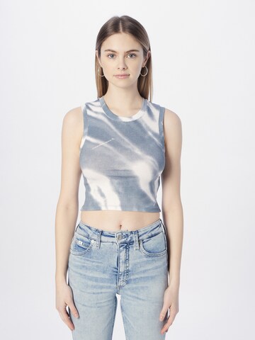 Calvin Klein Jeans Top – bílá: přední strana