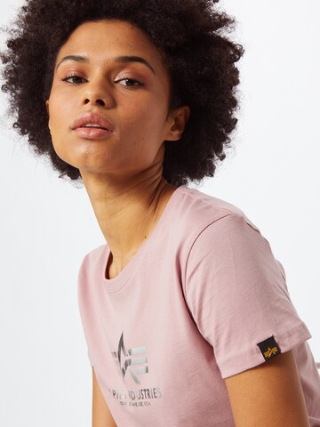 ALPHA INDUSTRIES Shirt in Pink