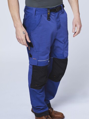Expand Regular Cargo Pants in Blue
