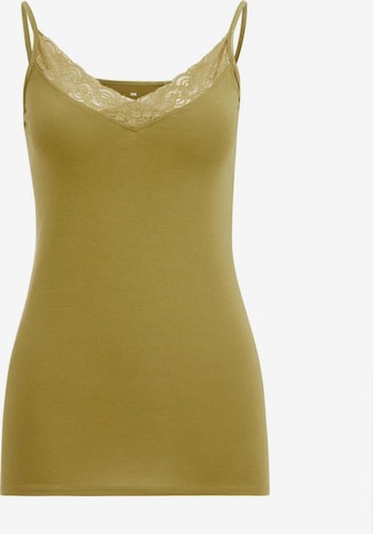 WE Fashion Topp, värv kollane: eest vaates