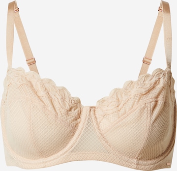 Balconnet Soutien-gorge Dorina en beige : devant