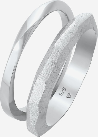 ELLI PREMIUM Ring Bandring in silber, Produktansicht