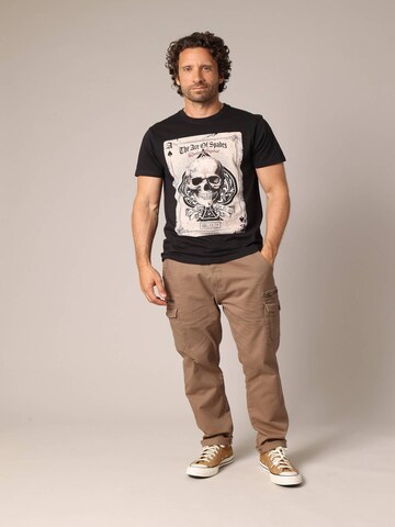 Deeluxe Shirt 'Ace' in Zwart: voorkant