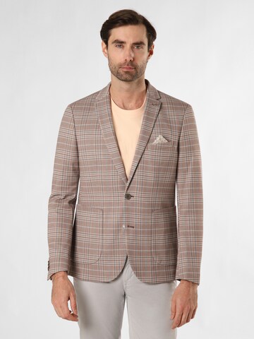 Coupe slim Veste de costume ' Brixdon2 ' Finshley & Harding London en beige : devant