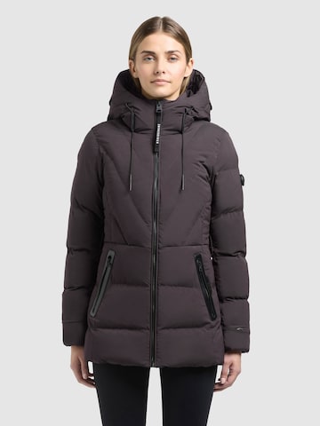 khujo Winter Jacket 'Rabb2' in Purple: front