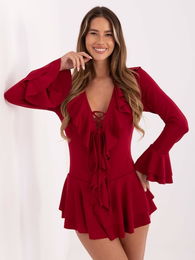 Madnezz House Jumpsuit‌ in M-L in bordeaux, Produktansicht