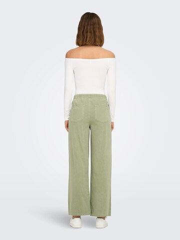 ONLY Wide leg Pants in Green