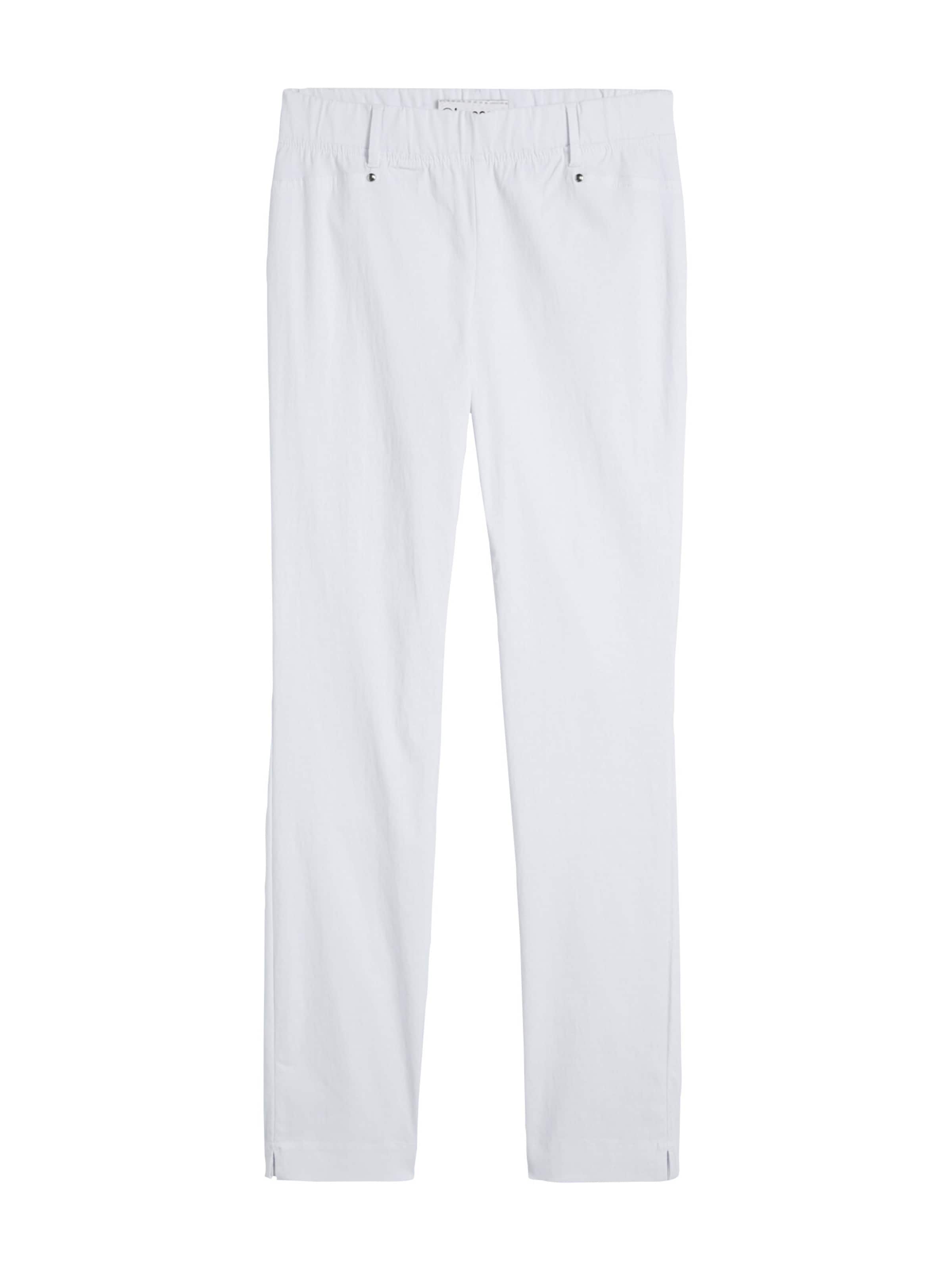 bonprix Slimfit Hose in Weiß: Vorderseite