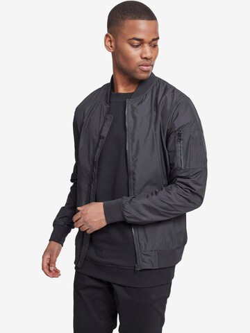 Mister Tee Between-Season Jacket 'Tiger' in Black: front