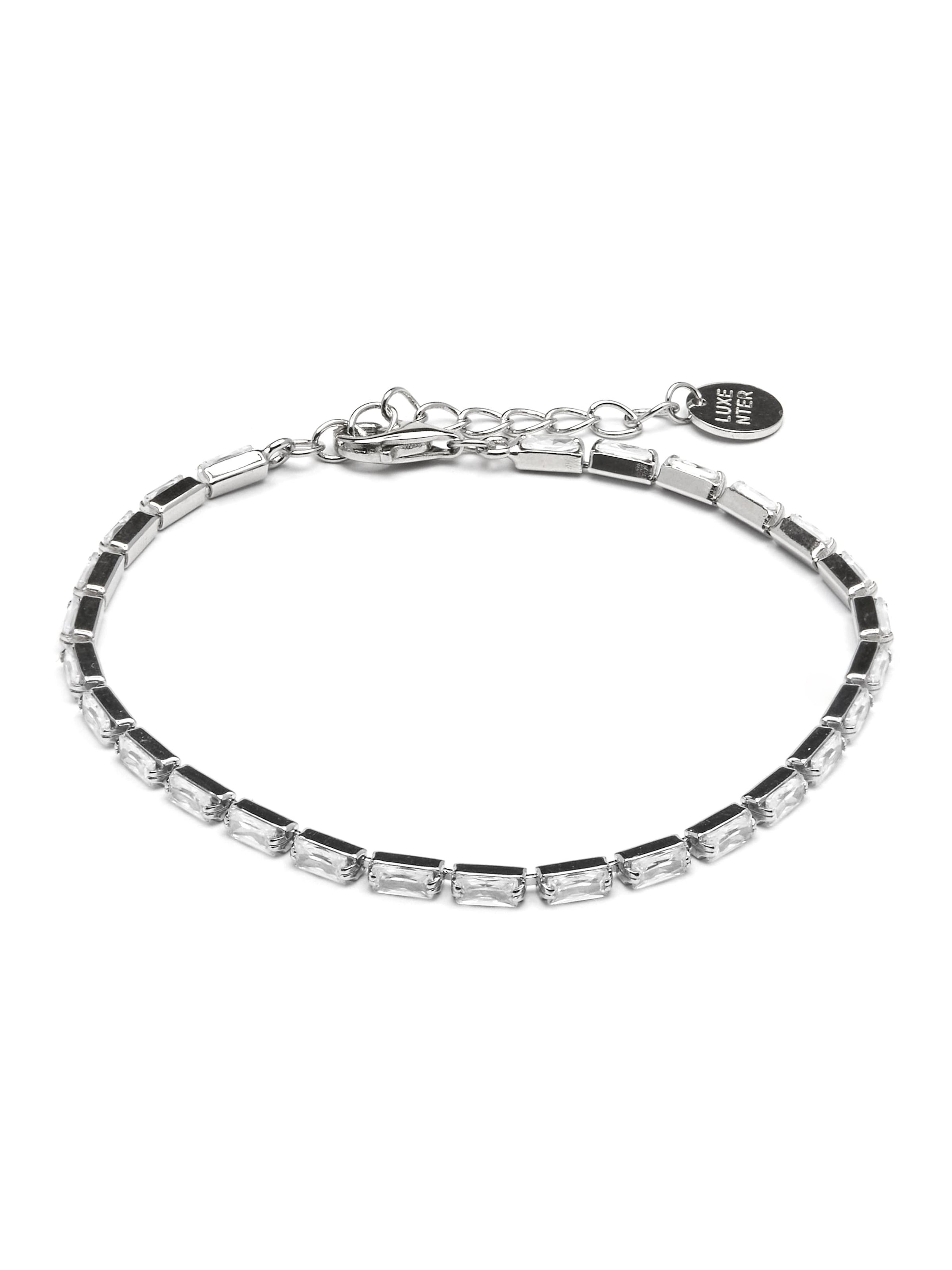 Luxenter Armband 'Alku'‌‌‌‌‌ in Silber: Vorderseite