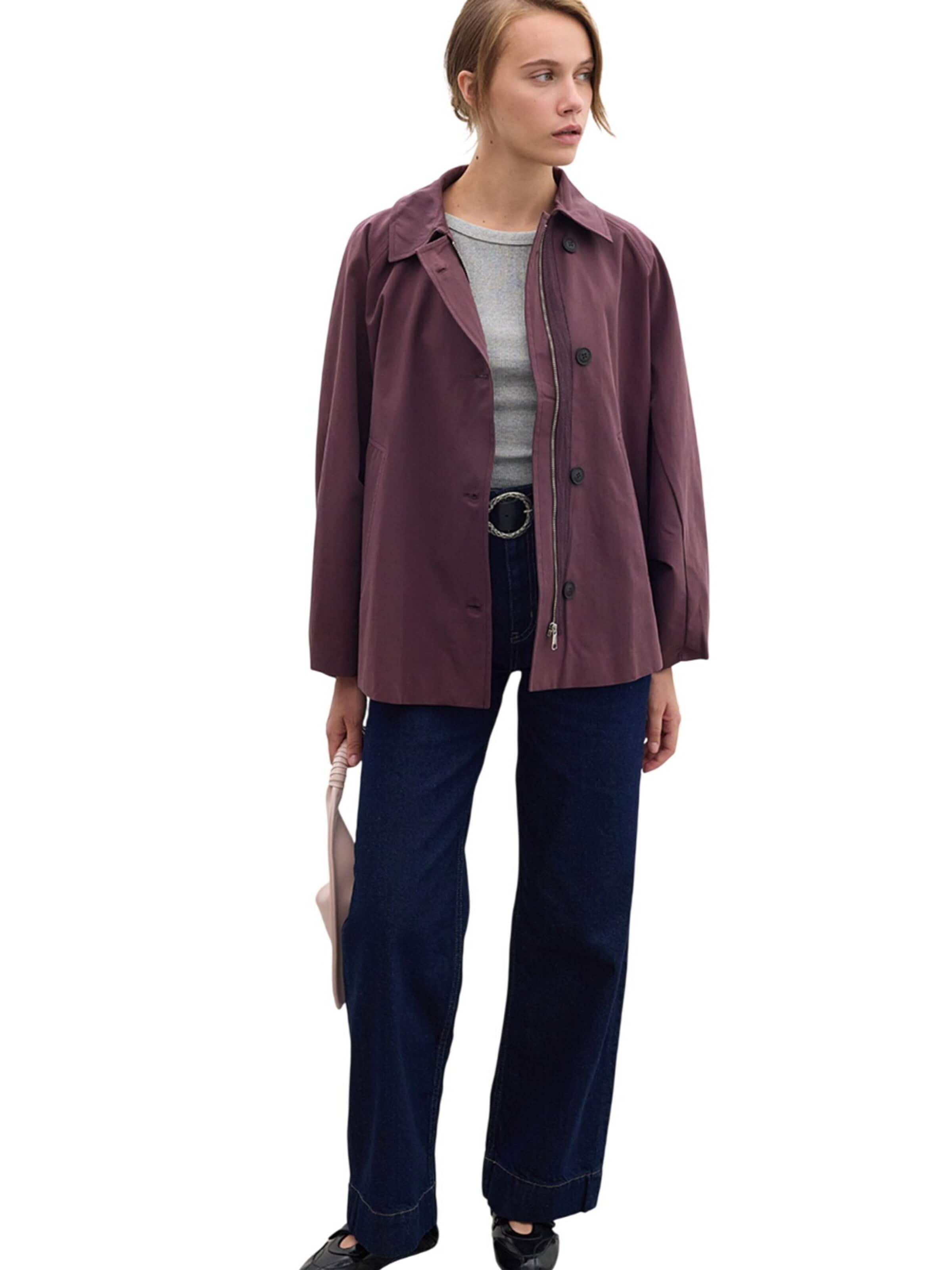 MANUKA Winterjacke‌‌ in S-M in pflaume, Produktansicht