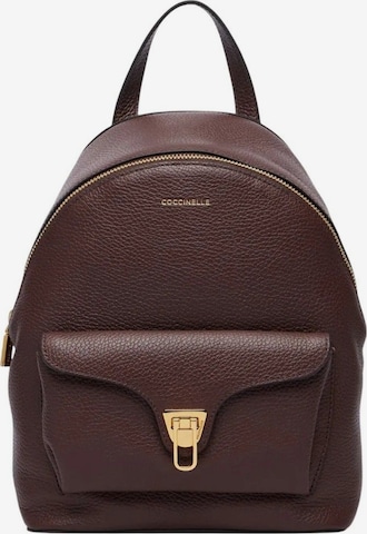 Coccinelle - Bolso de mano 'Coccinelle Beat Generatio Handbag Grained Leather' en marrón: frente