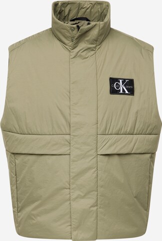 Gilet Calvin Klein Jeans en vert : devant