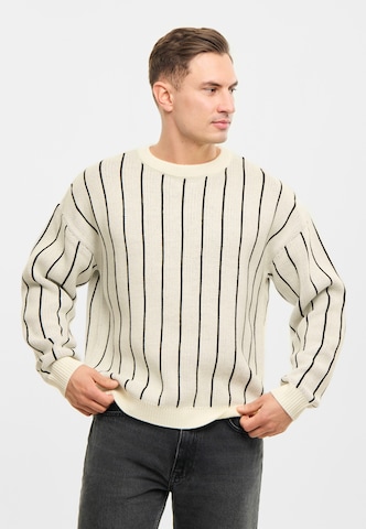 Johnny Urban Pulover 'Levin' | bež barva: sprednja stran