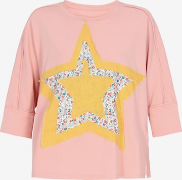 T-shirt 'Fashion Lover' MIMO en rose : devant