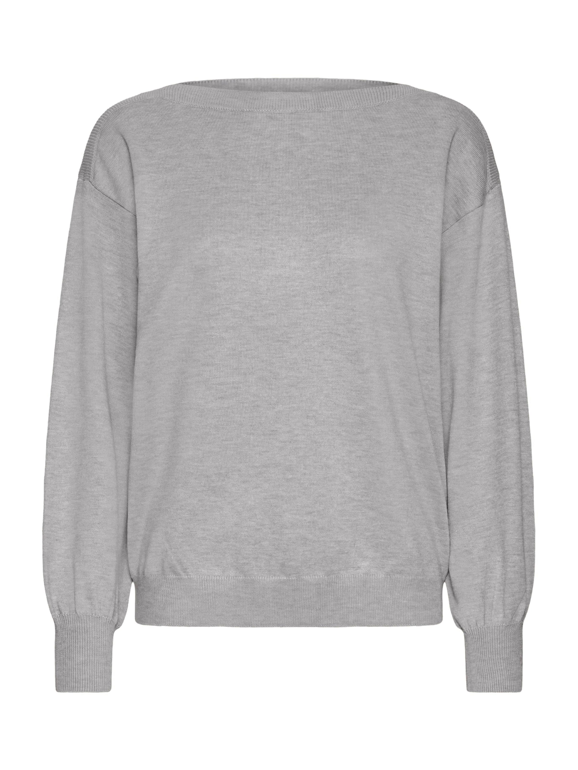 ICHI Pullover 'IHLULS' in Grau: Vorderseite