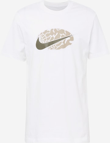 Nike Sportswear Shirt 'SWOOSH' in Wit: voorkant