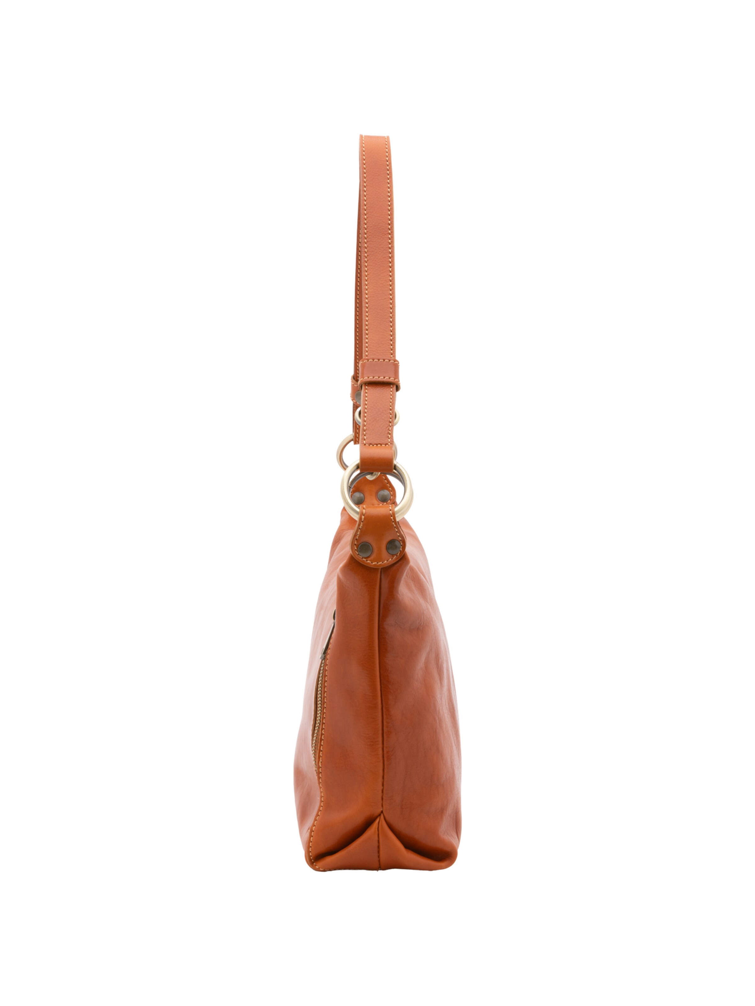Borsa a spalla 'Borsa a Spalla Pelle Vacchetta I Fratelli - Vera Pelle' di I Fratelli in beige
